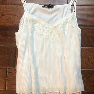 White House Black Market tank, size Medium, color is off white, Never worn